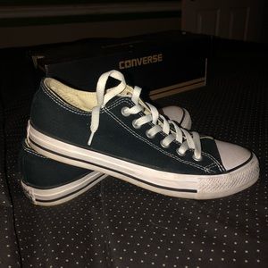 Black and white Converse